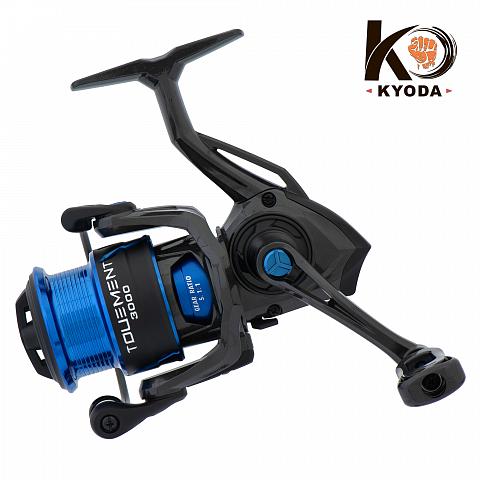 Фото катушка kyoda "tourment" 3000, 7+1 подшипн., передний фрикцион, запасная шпуля