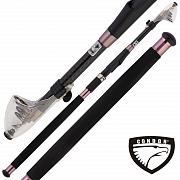 Фото спиннинг condor pro hunter длина 2,40 м, тест 20-50 гр, carbon im-7, телескопический, 5 секций