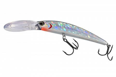 Фото воблер kyoda pelipper minnow-110f, длина 110 мм, вес 16,5  гр, цвет p1242 заглубление 0- 3 м.