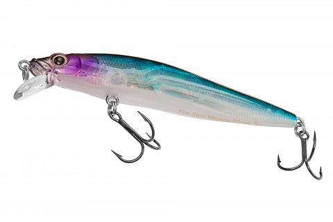 Фото воблер kyoda pre-stun minnow-90f, длина 9,0 см, вес 9,0 гр, цвет p1646, заглубление 0-1,0 м