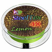 Фото steeltex lemon 4x d-0,23 мм, l-150 м, цвет лимон, разрывная нагрузка 13,23 кг