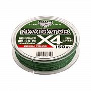 Фото navigator x4 d-0,18 мм, l-150 м, цвет зеленый, разрывная нагрузка 12,90 кг