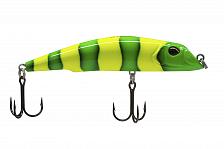 Фото воблер kyoda shark minnow-105f, длина 10,5 см, вес 18.0 гр, цвет p758, заглубление 0,5-0,8м.