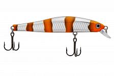 Фото воблер kyoda volador minnow-90f, длина 9,0 см, вес 10.0 гр, цвет p757, заглубление 0,5-1,0м.