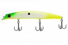 Фото воблер kyoda quick minnow-140f, длина 140 мм, вес 19  гр, цвет p1037, заглубление 0,1-0,6 м