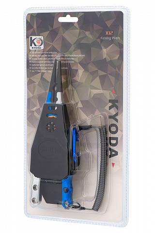 Фото пассатижи рыболовные kyoda, шнур с карабином, чехол