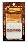 Фото мормышка тульская дробинка 3.0 медь (5 шт), вес - 0,25 гр. 