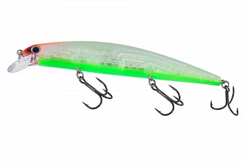 Фото воблер kyoda vision minnow-130sp, длина 130 мм, вес 21  гр, цвет p2467 заглубление 0 - 2 м.