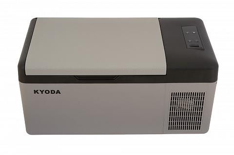 Фото автохолодильник kyoda cp15, однокамерный, объем 15 л, вес 8,6 кг